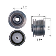 OAP7112 Předstihová spojka FleetRunner™ Micro-V® Kit GATES