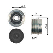 OAP7127 Předstihová spojka FleetRunner™ Micro-V® Kit GATES