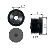 OAP7158 Předstihová spojka FleetRunner™ Micro-V® Kit GATES