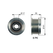 OAP7166 Předstihová spojka FleetRunner™ Micro-V® Kit GATES