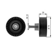 T36163 Vratná/vodicí kladka, klínový žebrový řemen FleetRunner™ Micro-V® Kit GATES