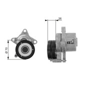 T38283 Napínák, žebrovaný klínový řemen FleetRunner™ Micro-V® Kit GATES