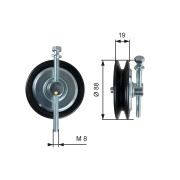 T39361 Napínací kladka, klínový řemen FleetRunner™ Micro-V® Kit GATES