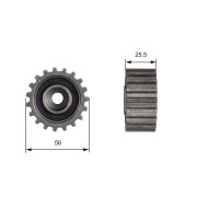 T42000 Vratná/vodicí kladka, ozubený řemen Micro-V® ESTART™ GATES