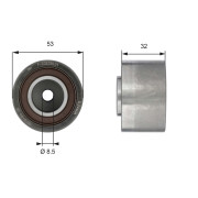 T42179 Vratná/vodicí kladka, ozubený řemen Micro-V® ESTART™ GATES