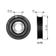 TVD1016 Řemenice, klikový hřídel FleetRunner™ Micro-V® Kit GATES