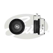TVD1022 Řemenice, klikový hřídel DriveAlign® GATES