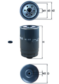 KC 503D Palivový filtr KNECHT