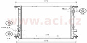 03002328 chladič 4.2i 32V Fsi (+A±AC), 4.2TDi (+A±AC) [720*470*36] výrobce BEHR-HELLA 03002328 VAN WEZEL