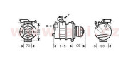 0300K267 kompresor klimatizace 4.2i 40V (+AUT) 0300K267 VAN WEZEL