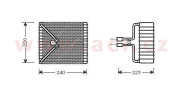 1800V273 výparník klimatizace (±AUT) [217*185*92] 1800V273 VAN WEZEL