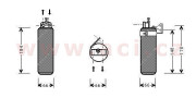 4300D019 sušič klimatizace 4300D019 VAN WEZEL