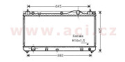 53002342 chladič 3.0i 24V (+AUT±AC) [400*732*26] 53002342 VAN WEZEL