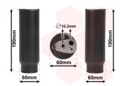 0100D003 sušič klimatizace 1.2i 8V -> 3.0i 24V, 1.9D, 1.9JTD, 1.9TD, 2.4JTD 0100D003 VAN WEZEL