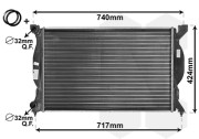 03002201 chladič 1.6i 8V (±AC), 1.8i 20V (±AC), 2.0i 20V (±AC), 1.9TDi (±AC) [630*405*27] 03002201 VAN WEZEL