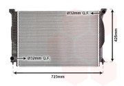 03002245 chladič 4.2i 40V Quattro (±AC) [630*450*42] 03002245 VAN WEZEL