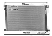 06002356 chladič 1.4i 16V (±A±AC), 1.6i 16V (±A±AC) [600*420*18] 06002356 VAN WEZEL