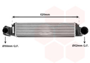 06004282 -3/03 intercooler 318D (±AC), 320D (±AUT±AC), 330D (±AUT±AC) [540*130*50] 06004282 VAN WEZEL