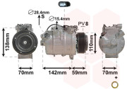 0600K418 kompresor klimatizace 523i, 528i, 530i, 730i  0600K418 VAN WEZEL