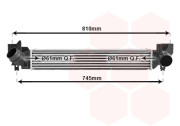 06014701 intercooler 1.2i, 1.5i [585*98*95] 06014701 VAN WEZEL