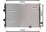 13002287 chladič 1.5 DCi (±AC) [590*456*34] 13002287 VAN WEZEL