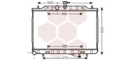13002294 chladič 2.0DCi (+A±AC) [450*690*27] 13002294 VAN WEZEL