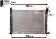 15002008 chladič 0.9i (-A,±AC), 1.2i (-A,+AC), 1.6i (-A,+AC), 1.5dCi (-A,+AC) 15002008 VAN WEZEL