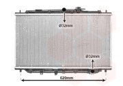 25002078 Chladič, chlazení motoru VAN WEZEL