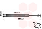 3000D358 sušič klimatizace (pouze cartridge) 3000D358 VAN WEZEL