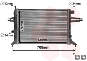 37002272 Chladič, chlazení motoru *** IR PLUS *** VAN WEZEL