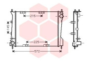 43002554 chladič 2.0i 16V 43002554 VAN WEZEL