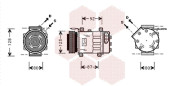 4300K037 Kompresor, klimatizace VAN WEZEL