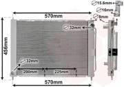 4300M499 modul chladiče motoru a klimatizace 1.2i, 1.6i, 1.5DCi 4300M499 VAN WEZEL