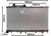 51002113 chladič 2.0Turbo 51002113 VAN WEZEL