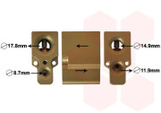 58001076 expanzní ventil klimatizace, všechny modely; 1.8i 16V, 1.8Di (Rover 400)  (ŠKODA, VW) 58001076 VAN WEZEL