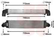 59004173 intercooler 2.0i, 3.0i, 2.0D, 2.4D [660*160*64] 59004173 VAN WEZEL