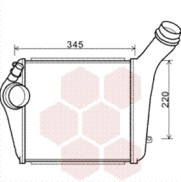 74004060 intercooler 4.8i Turbo pravý 74004060 VAN WEZEL