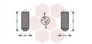 8100D078 sušič klimatizace 8100D078 VAN WEZEL