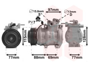 8300K124 12/03- kompresor klimatizace 2.5CRDi 8300K124 VAN WEZEL