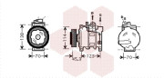 0300K276 Kompresor, klimatizace VAN WEZEL