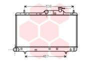 82002307 chladič 1.3i 12V (±AC), 1.5i 12V (±AC), 1.6i 16V (±AC) 82002307 VAN WEZEL