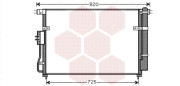 83005112 chladič klimatizace 2.7i 24V [725*433*16] 83005112 VAN WEZEL