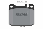 2034110 Sada brzdových destiček, kotoučová brzda epad TEXTAR