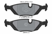 2067502 Sada brzdových destiček, kotoučová brzda epad TEXTAR