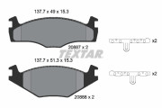 89009200 Souprava brzd, kotoučová brzda BrakeBox, Pad and Disc Kit TEXTAR
