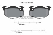 89001600 Souprava brzd, kotoučová brzda BrakeBox, Pad and Disc Kit TEXTAR