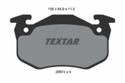 89009700 Souprava brzd, kotoučová brzda BrakeBox, Pad and Disc Kit TEXTAR