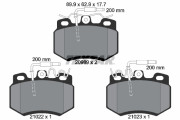 89009800 Souprava brzd, kotoučová brzda BrakeBox, Pad and Disc Kit TEXTAR