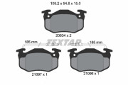 89010200 Souprava brzd, kotoučová brzda BrakeBox, Pad and Disc Kit TEXTAR