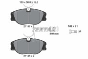 2114703 Sada brzdových destiček, kotoučová brzda epad TEXTAR
